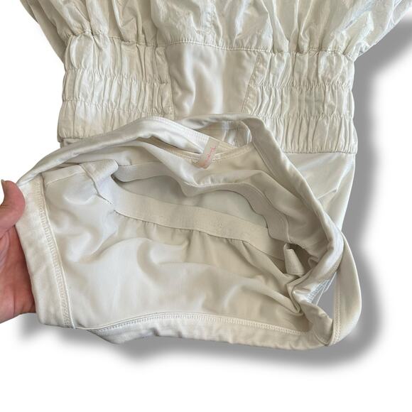 Free People Movement FP Movement White Romper Small Cross Back Skirted Playsuit - Picture 11 of 11